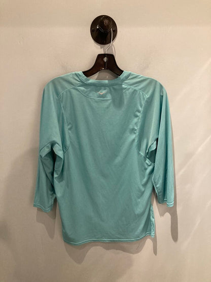 Hoka Glide 3/4 Sleeve Shirt, Blue, Men's M