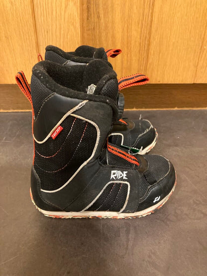 Ride Norris Snowboard Boots, Black/Orange, Kid's 12