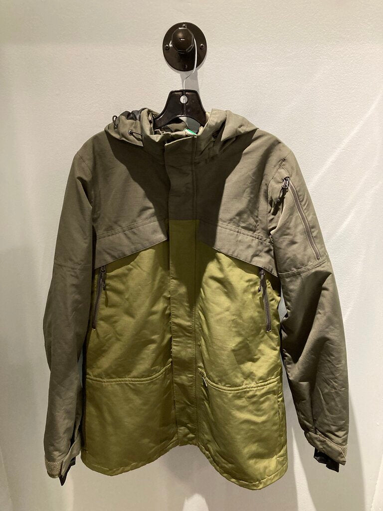 Volcom Vault 4-1 Snow Jacket, Olive, Women's XL