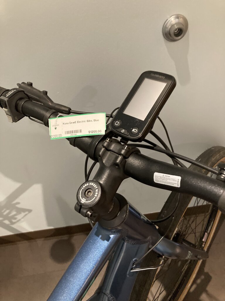 Kona DewE Electric Bike, Blue