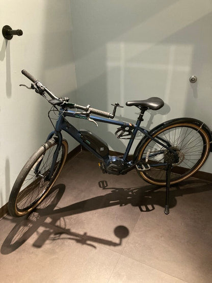Kona DewE Electric Bike, Blue