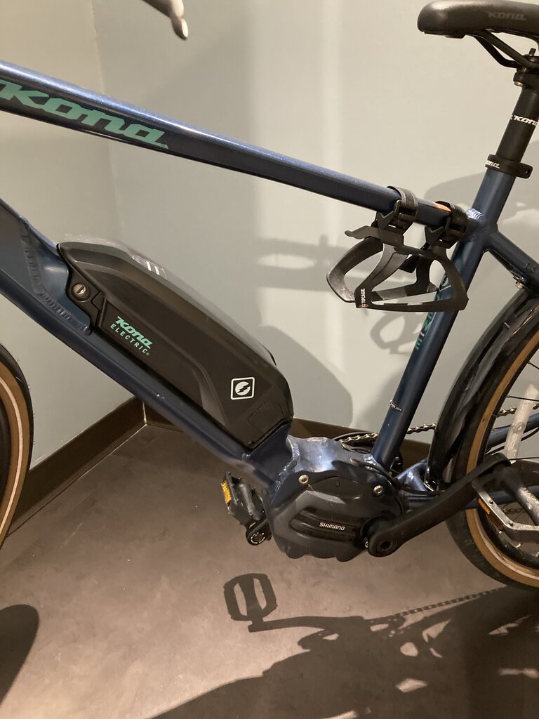 Kona DewE Electric Bike, Blue