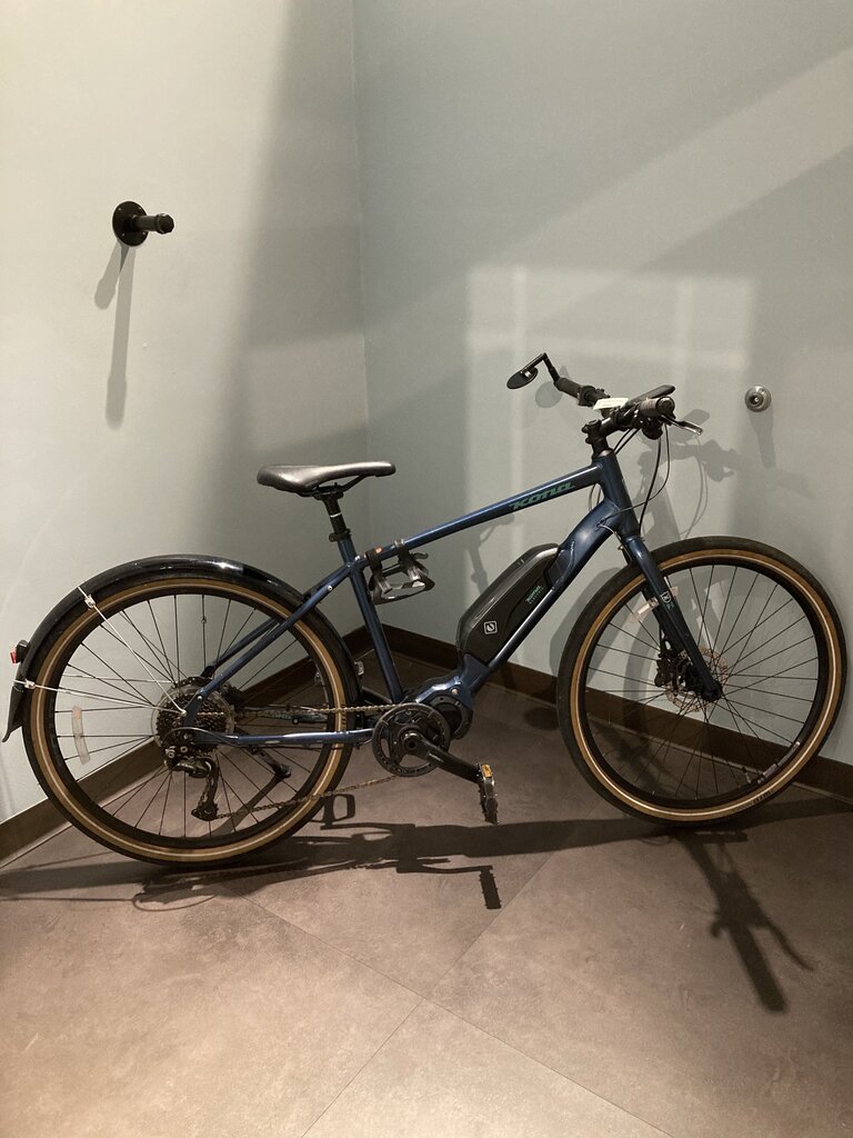 Kona DewE Electric Bike, Blue