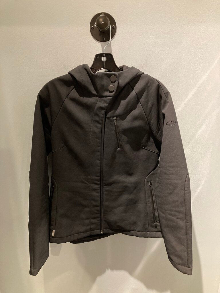 Icebreaker Wool Lined Soft Shell Jacket, Black, Women's M