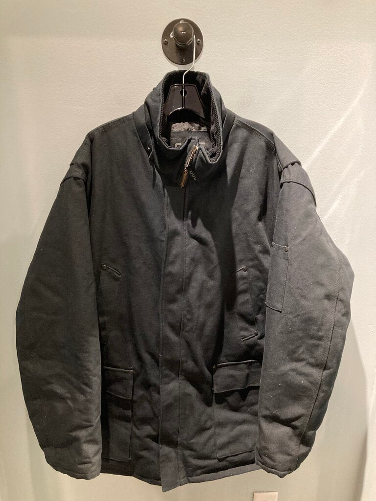 C.C. Filson Insulated Canvas Jacket, Black, Men's XXL