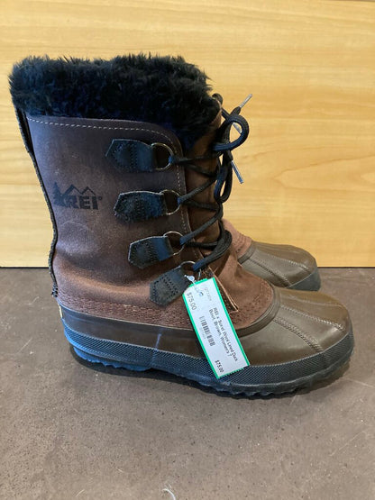 REI x Sorel Wool Lined Duck Boot, Brown, Women's 7