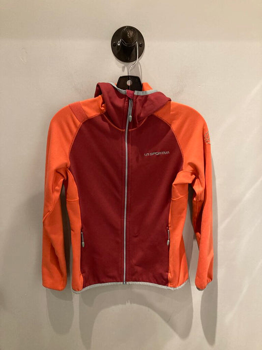 La Sportiva Fleece Jacket, Orange/Maroon, Women's XS