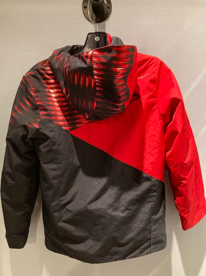 Spyder Snow Jacket, Black/Red, Kid's 14 (XL)