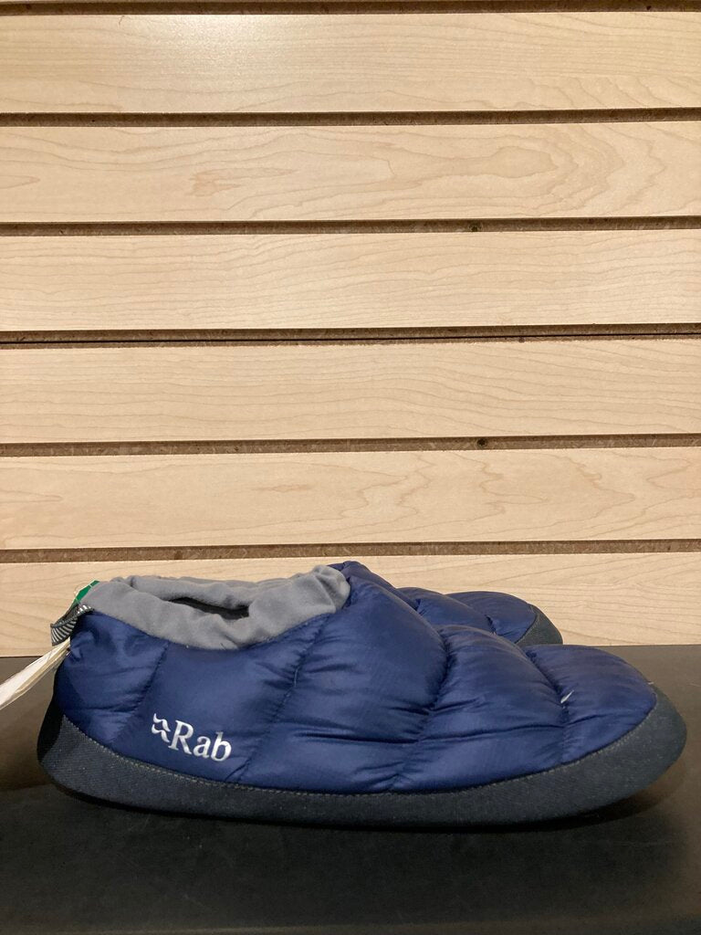 Rab Down Slippers, Blue, Women's 8/9
