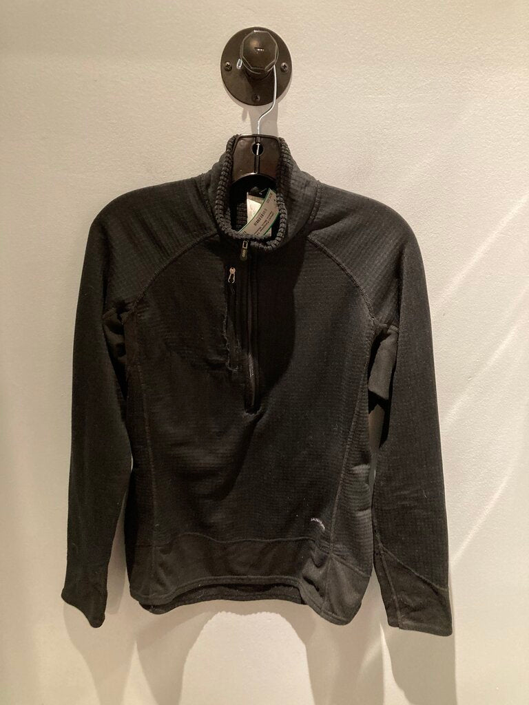(Wear) Patagonia 1/4 Zip Fleece, Black, Women's L