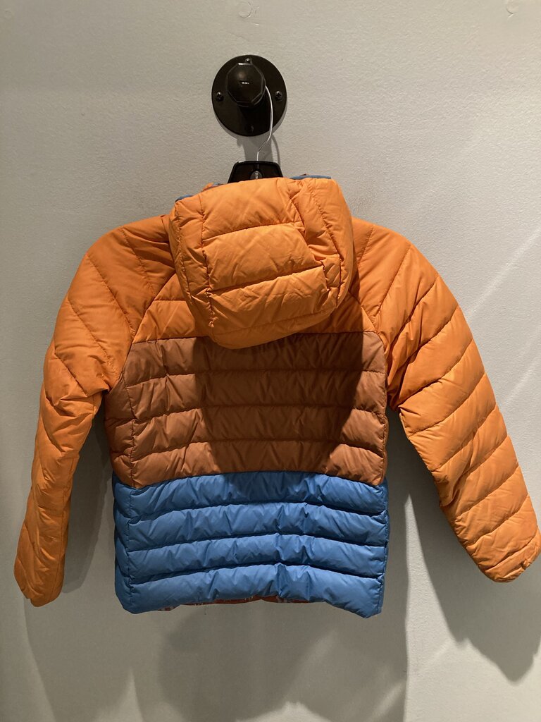 (WEAR) Patagonia Reversible Puffer Jacket, Orange/Pattern, Kid's M