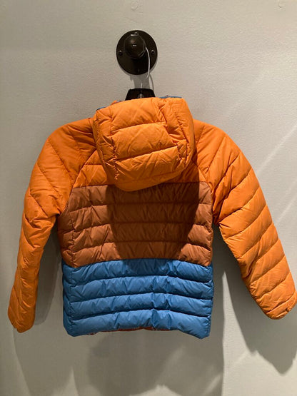 (WEAR) Patagonia Reversible Puffer Jacket, Orange/Pattern, Kid's M