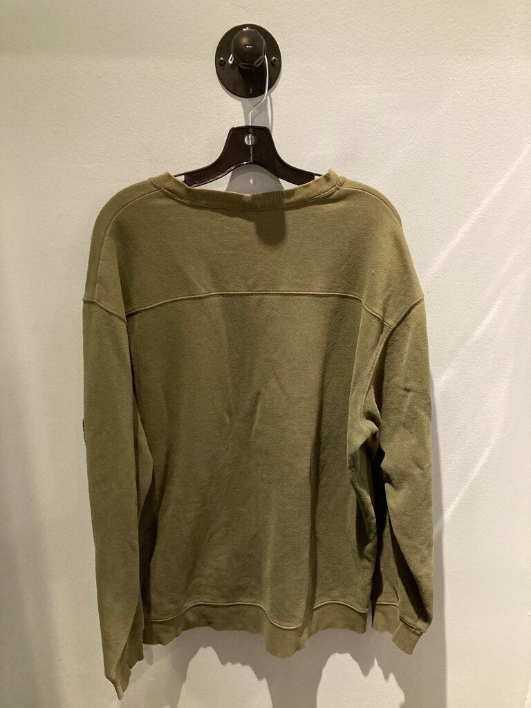 (Wear) Columbia Crew Sweater, Green, Men's XL