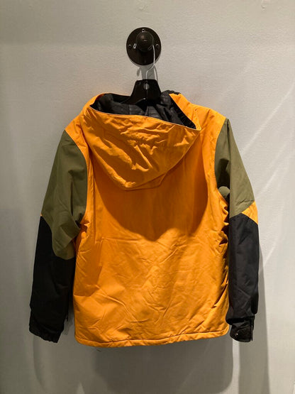 Volcom Snow Jacket, Yellow/Black/Green, Youth XL