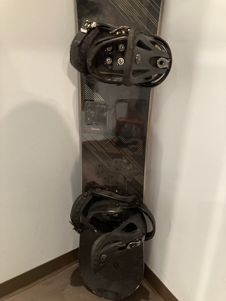 Ride Decade 160cm Snowboard w/Burton Bindings