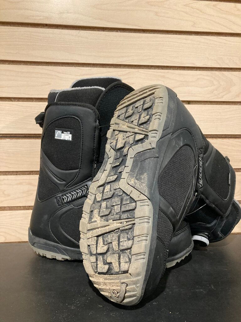 Head Scout Snowboard Boots, Black, Men's 9