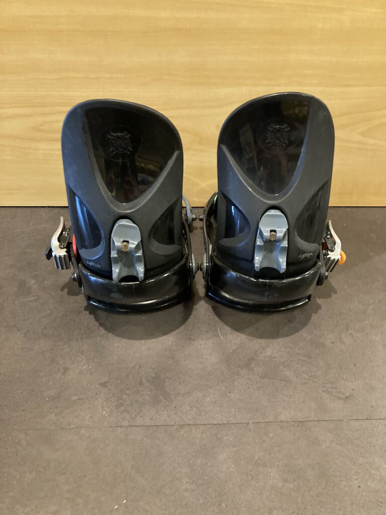 Lamar Snowboard Bindings (w/ hardware), Black, L