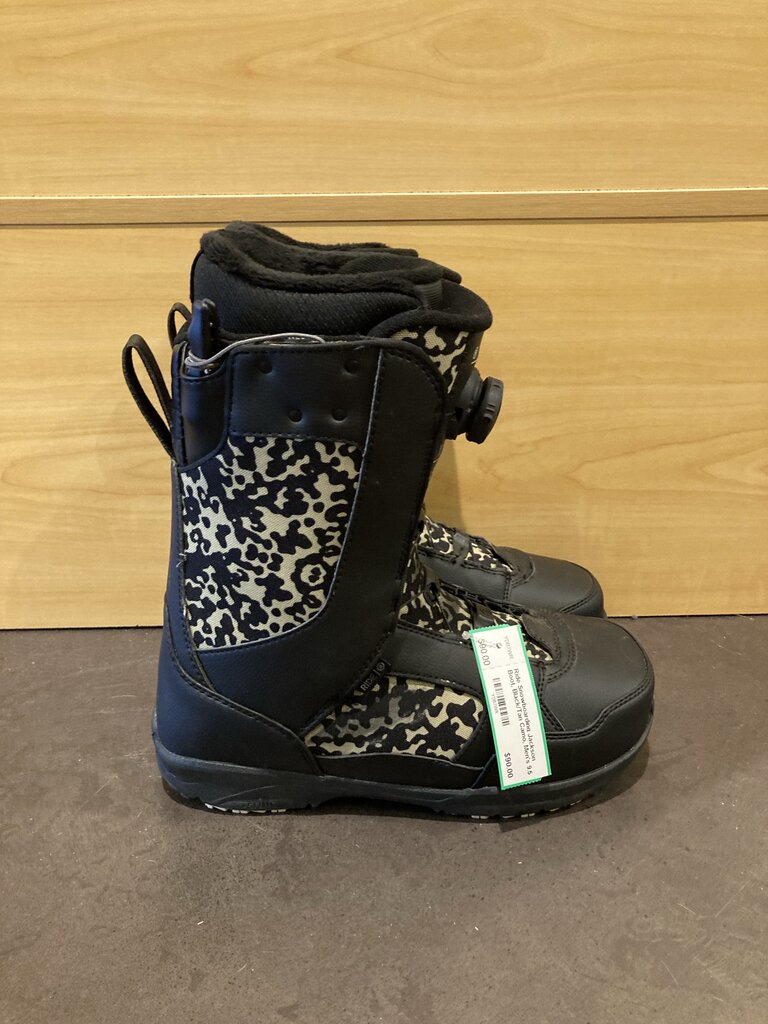 Ride Snowboarding Jackson Boot, Black/Tan Camo, Men's 9.5