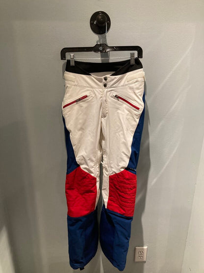 Spyder GTX Ski Pants, White/Red/Blue, Women's 6