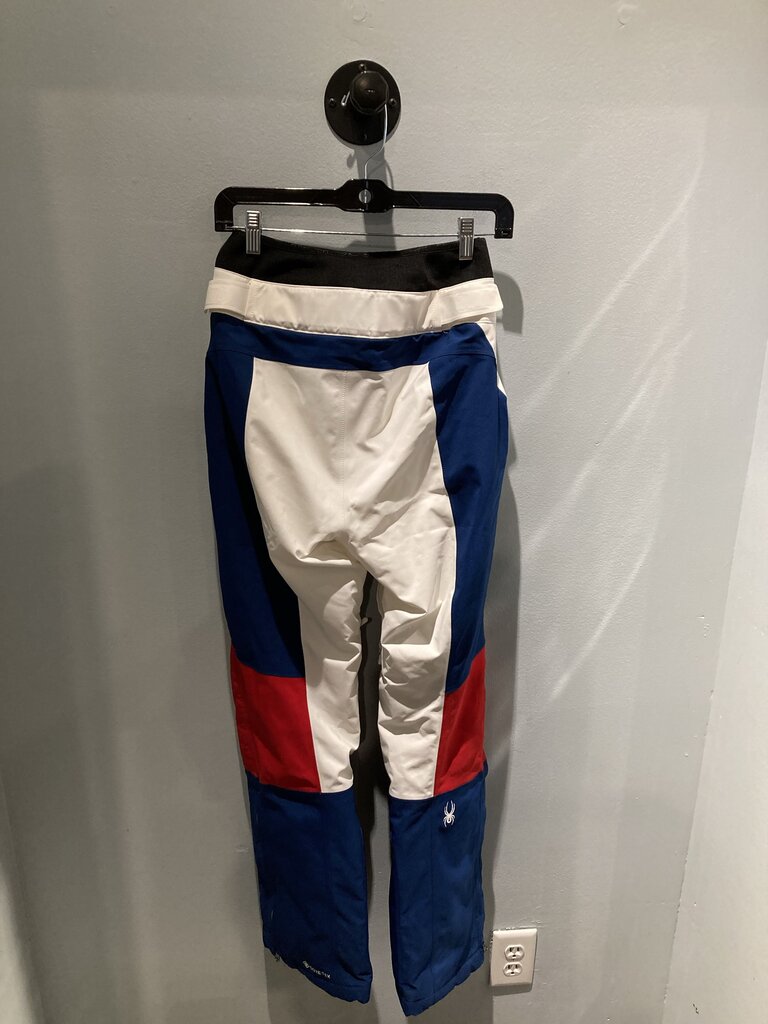 Spyder GTX Ski Pants, White/Red/Blue, Women's 6