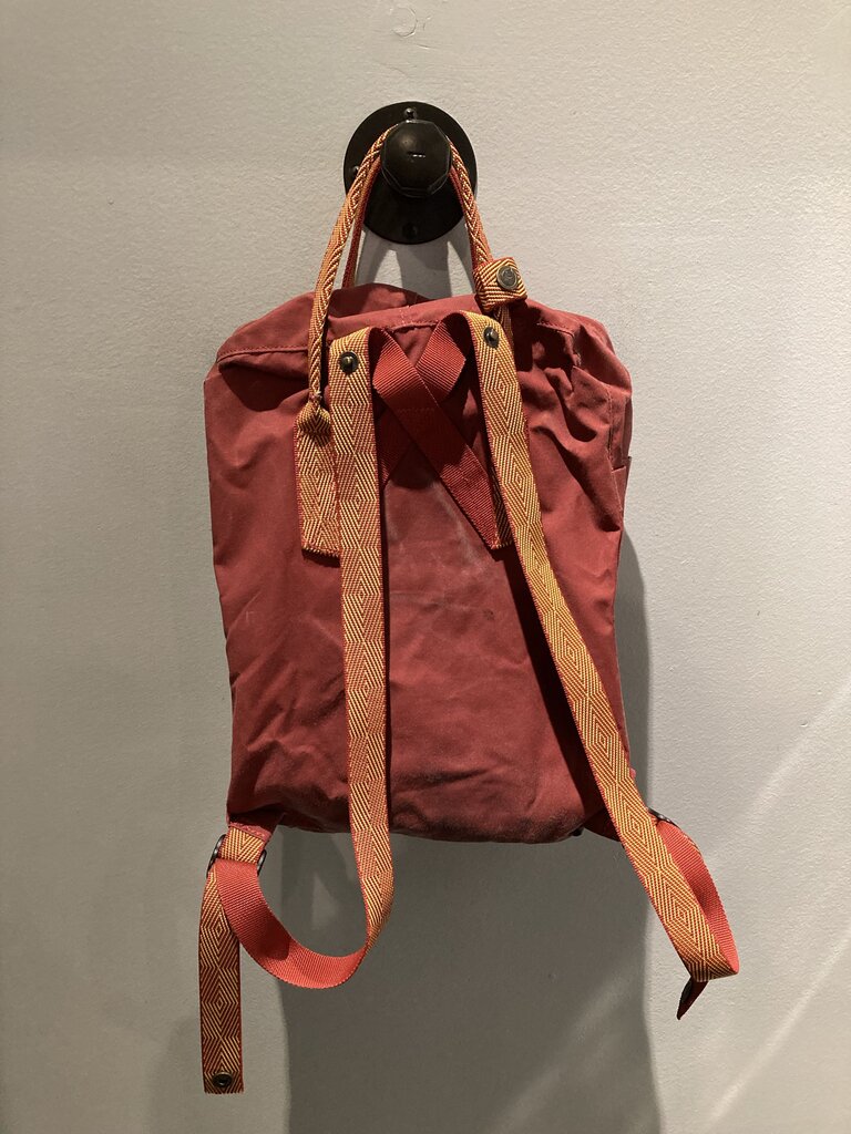 Fjallraven Backpack, Red/Yellow