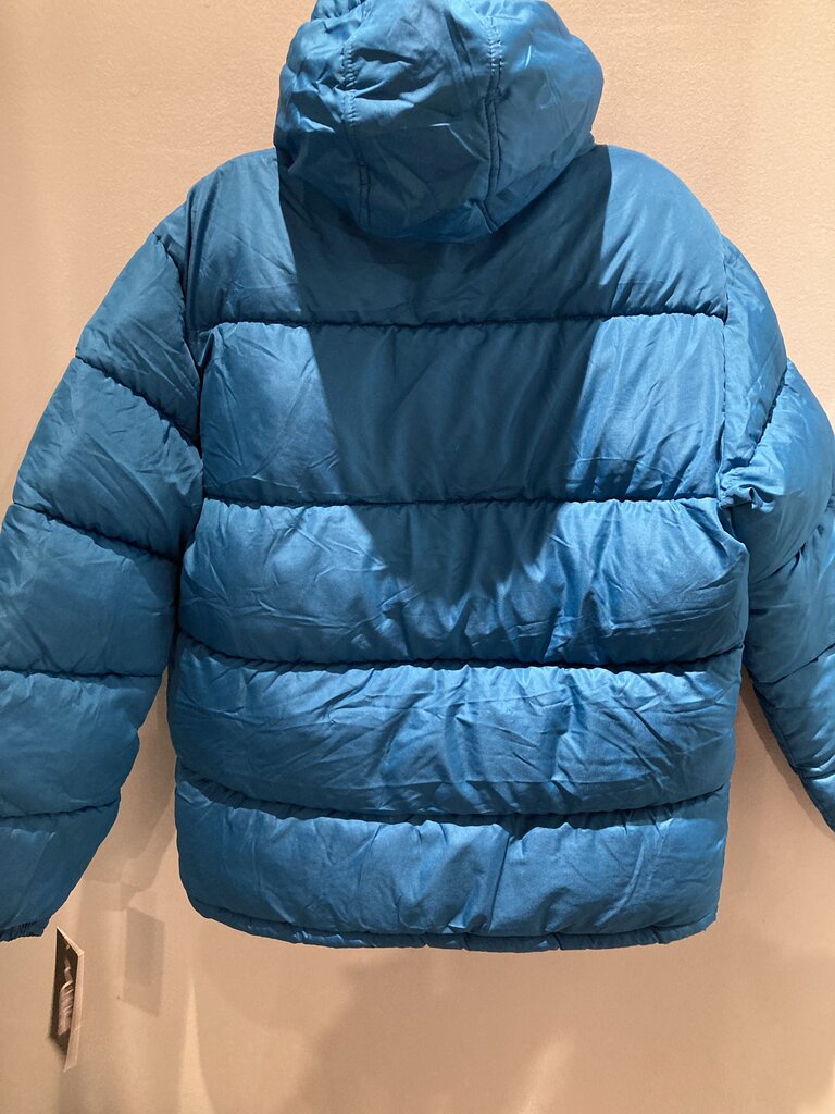 (NEW) Minus Zero Puffer Jacket, Blue/Black, Kid's XL