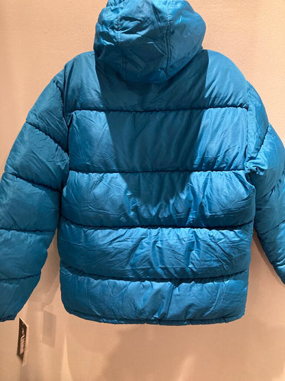 (NEW) Minus Zero Puffer Jacket, Blue/Black, Kid's XL