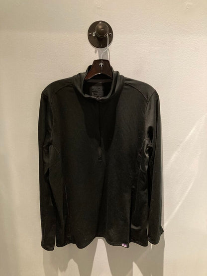 Patagonia Capilene Midweight 1/4 Zip Pullover, Black, Women's XL