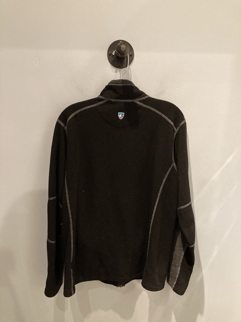 Kuhl Full Zip Fleece, Black, Men's L