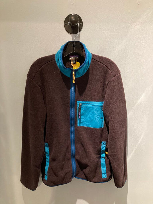 Patagonia Fleece Jacket, Purple/Teal, Women's M