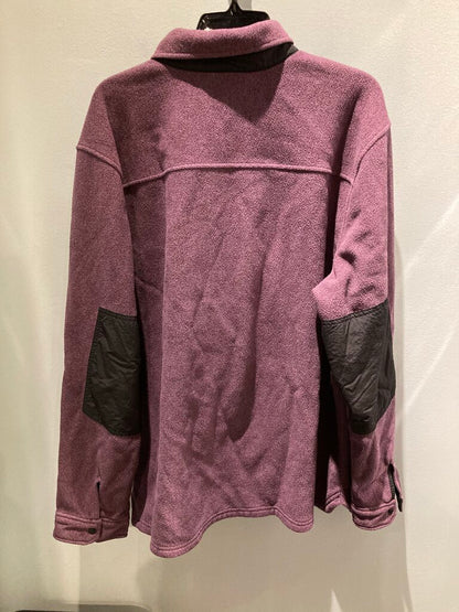 The North Face Snap Fleece, Black/Plum, Men's XXL