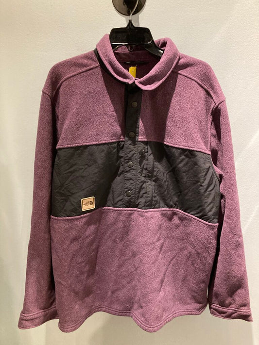 The North Face Snap Fleece, Black/Plum, Men's XXL