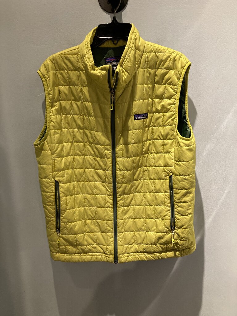 Patagonia Nano Puff Vest, Green/Lime, Men's L