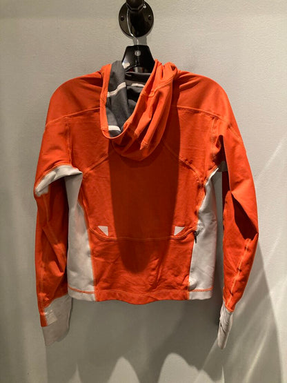 (WEAR) Mountain Hardwear Full Zip Hooded Jacket, Orange/Grey, Women's M