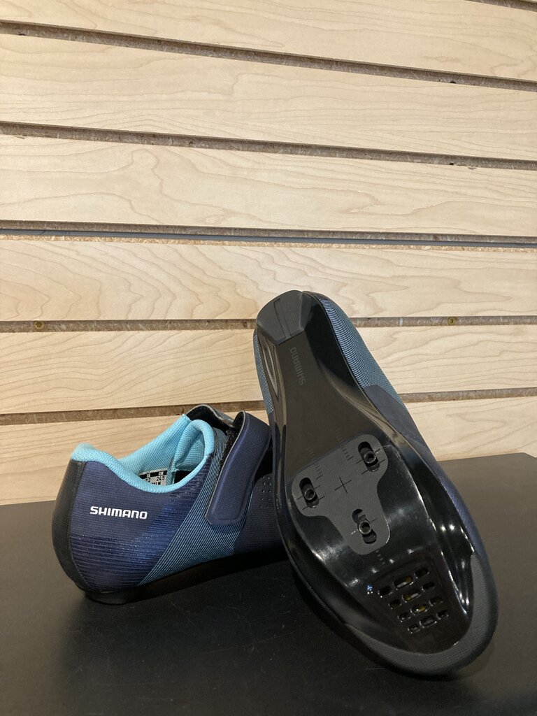(NEW) Shimano Dynalast Bike Shoes, Blue, Women's 8