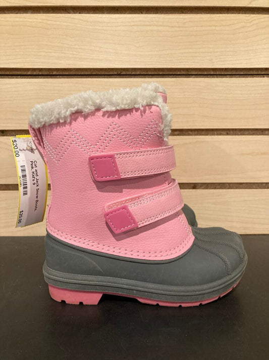 Cat and Jack Snow Boots, Pink, Kid's 9