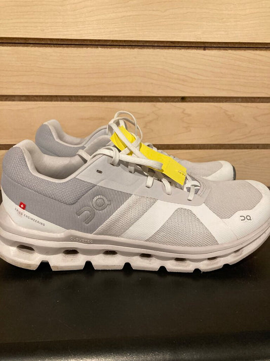 On Cloud Running Shoes, White, Women's 11