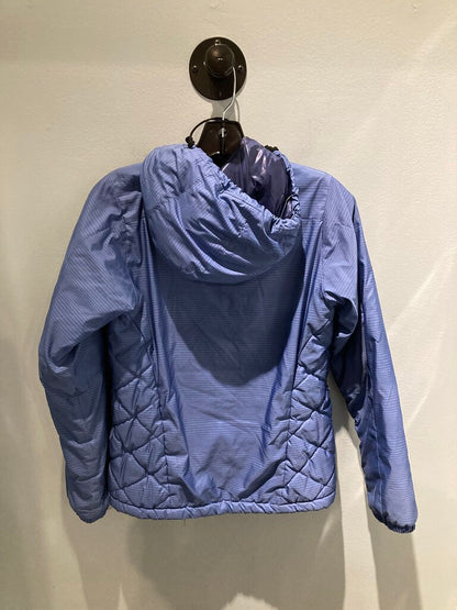 (STAIN) Patagonia Hooded Down Jacket, Blue, Women's XS