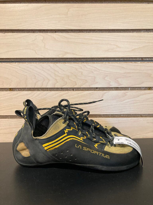 (Wear) La Sportiva Climbing Shoes, Yellow/Black, Men's 41.5 (8.5)