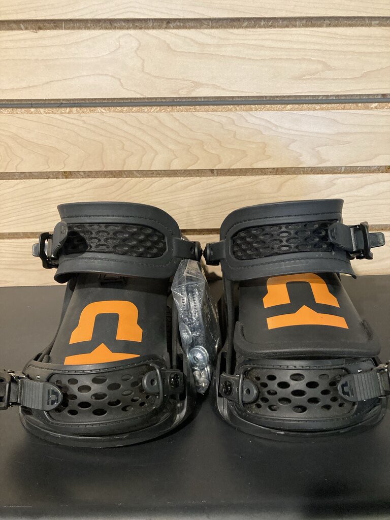 (NEW) Union Cadet Pro Bindings(WITH HARDWEAR) , Black/Orange, Youth S/M