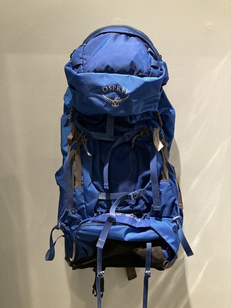 Osprey Aether Go Ag Pack, Blue, 55L