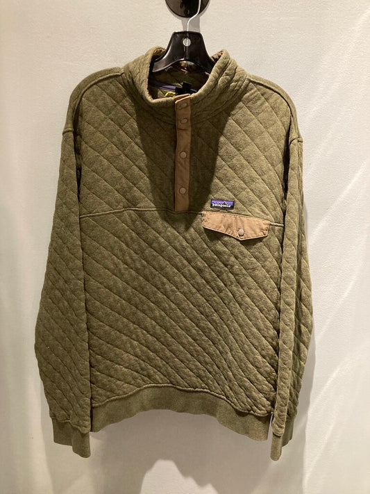 Patagonia Quilt Snap Pull Over, Olive, Men's XL
