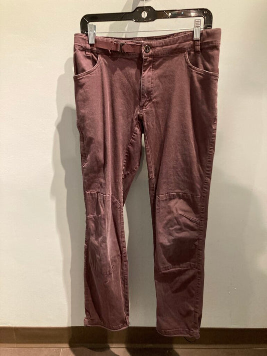 Black Diamond Belted Pants, Plum, Men's 32