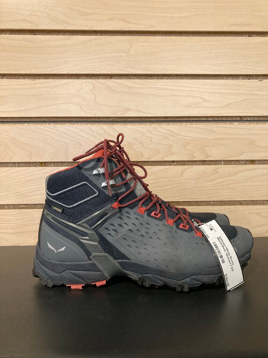 Salews Hiking Boots, Black/Red, Women's 9.5