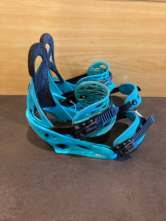 Burton Smails Snowboard Bindings, Blue, S
