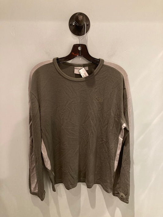Icebreaker LS Top, Green/Grey, Men's L