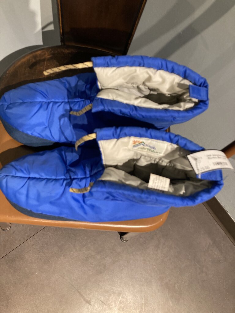 High Adventure Insulated Booties, Blue, Large