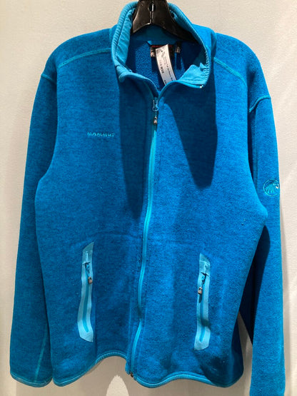 Mammut Full Zip Fleece, Blue, Men's XL