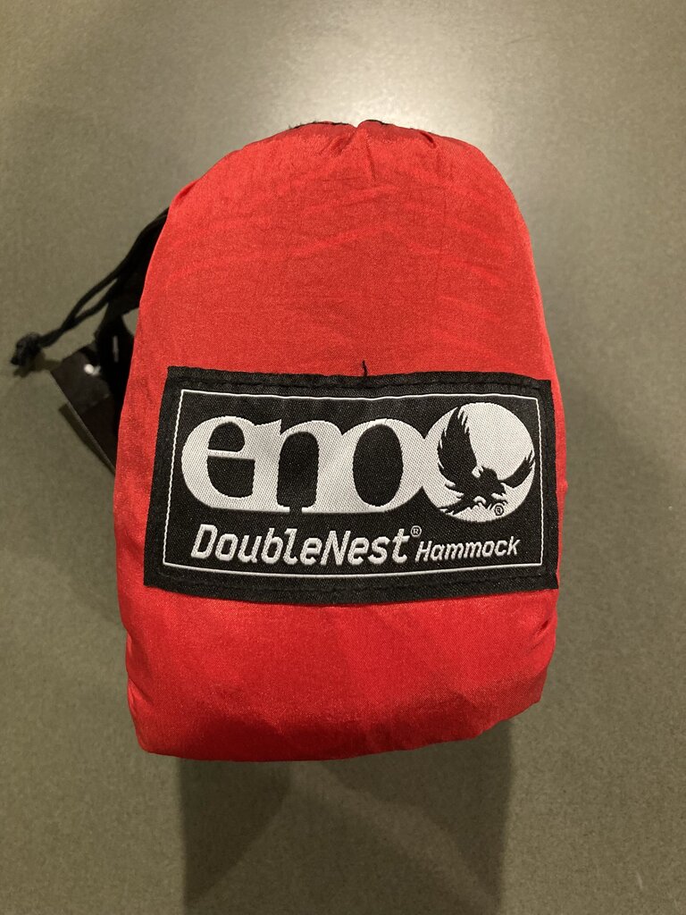 ENO DoubleNest Hammock, Red/Yellow Print