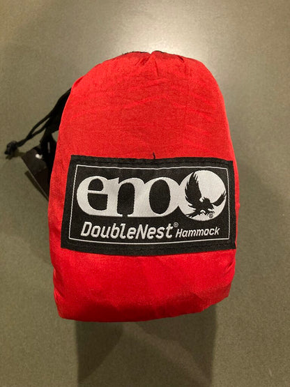 ENO DoubleNest Hammock, Red/Yellow Print